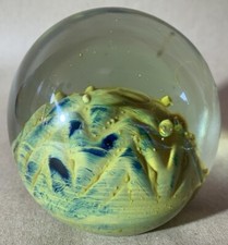 Vintage Mdina Art Glass Paperweight.
