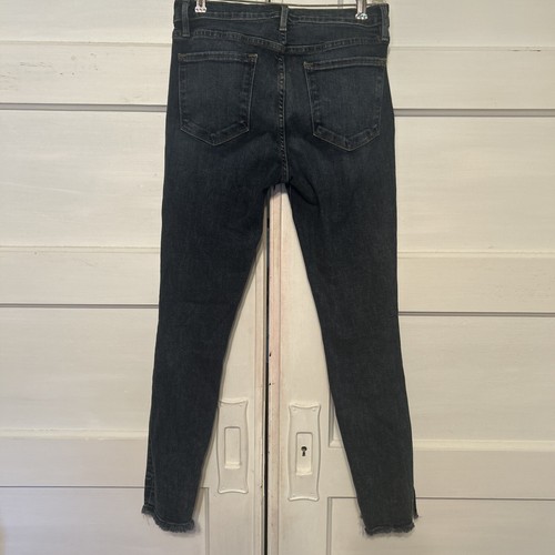 Frame Le Skinny de Jeanne High Rise Raw hem Women's Jeans 29 - Picture 5 of 6