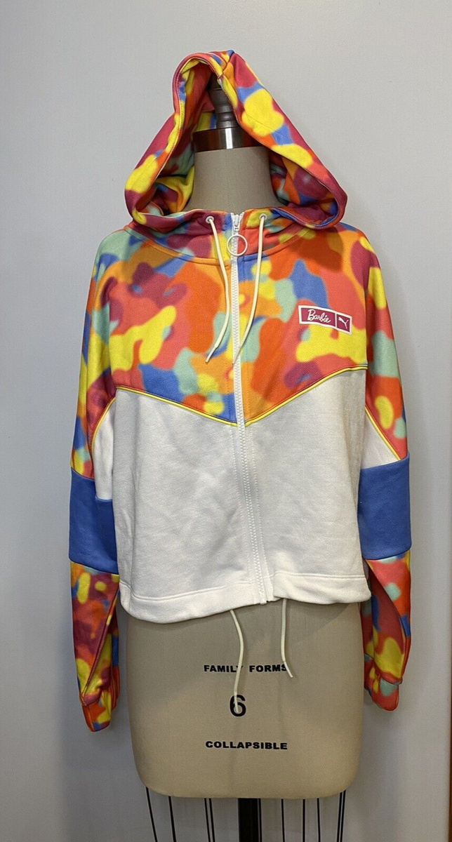 PUMA x BARBIE XTG Women's Track Jacket Colorful 80's Sports Rollerblade M |  eBay
