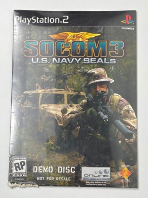 SOCOM 3: U.S. Navy SEALs (Sony PlayStation 2, 2005) - Demo Disc - New!