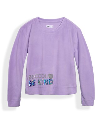Epic Threads NEW Toddler Kids Girls Long Sleeve Shirt Top Lavender Purple Size L