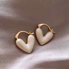 Heart Hoop Earrings