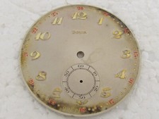 Doxa Antique Swiss Pocket Watch Original Art Deco metal Dial Watch-face 44 mm