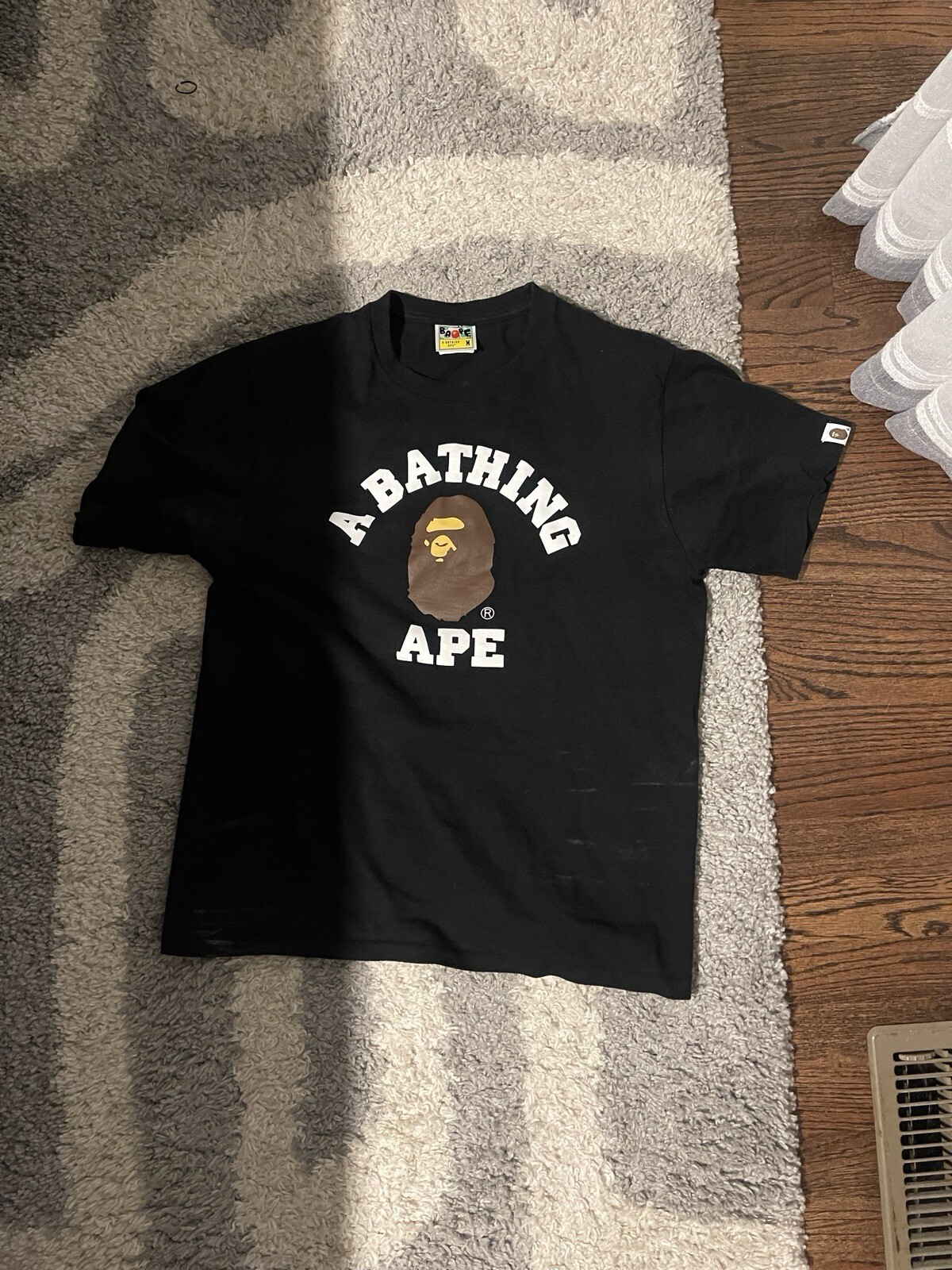 Bape College Logo Graphic Tee Streetwear Essential