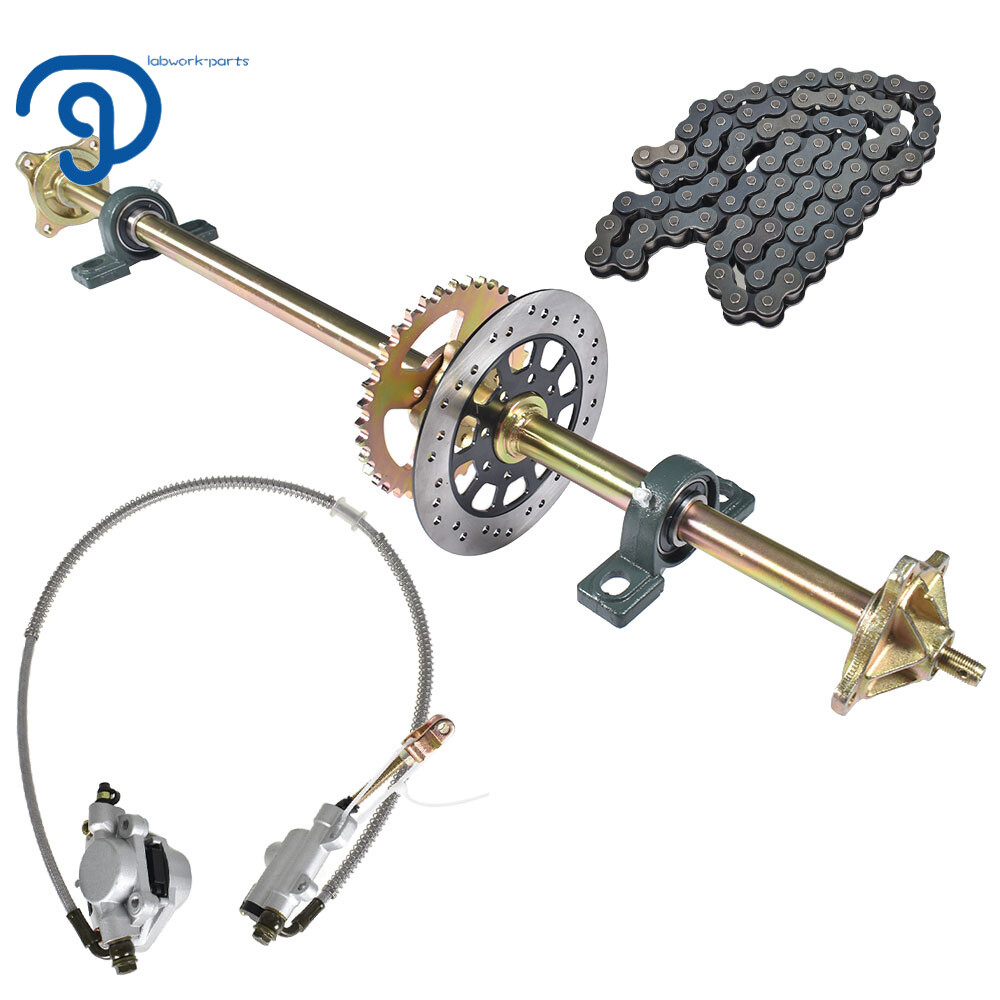 44" Drift Trikes Rear Axle Assembly Kit Shaft +Hub+ Chain+ Brake Master