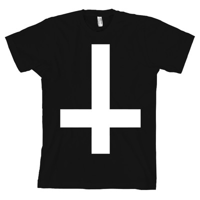 upside down cross t shirt