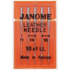 Leather Needles 15x1 (5pk), Janome