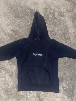 1995-1996 Navy Supreme Box Logo Hoodie L | eBay 1995-1996 Navy Supreme Box Logo Hoodie L | eBay