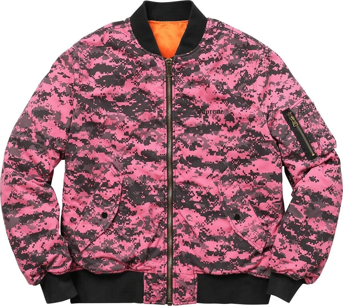 Pink camo deals bomber jacket