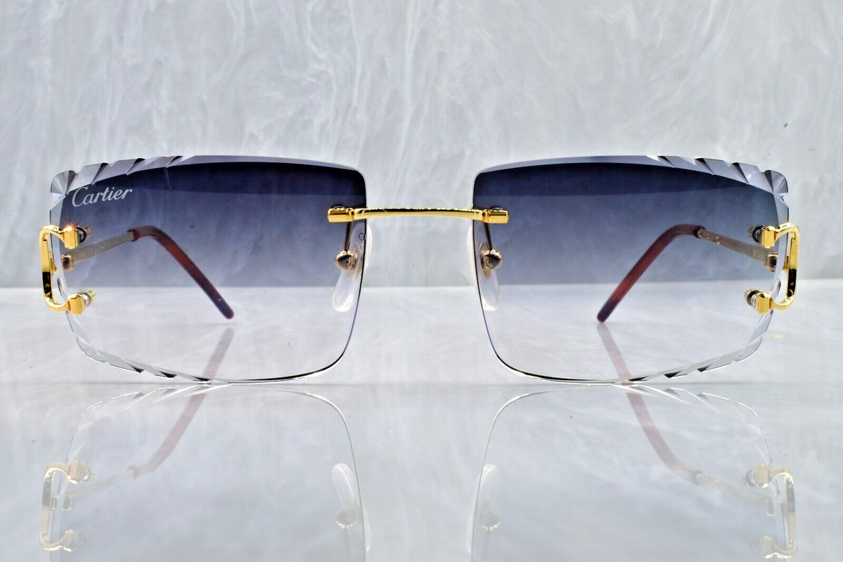 小物 Cartier rimless sunglasses 24FW Cartier Rimless Sunglasses 24Fw | eBay