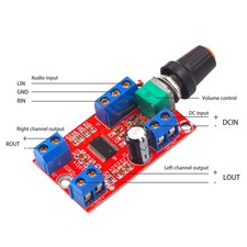 Dual channel 2.0 Class D Digital Power Amplifier Module Wide Voltage 12V 2 30w
