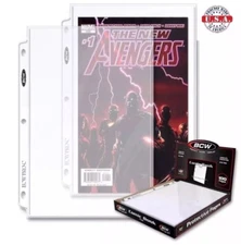 Box of 100 BCW 1 Pocket Pro Comic Page 7 3/16 - 11 1/4 (#CS66)