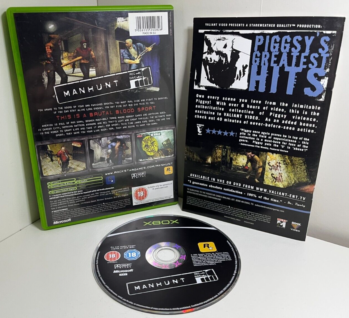NEAR MINT (XBOX) Manhunt - Same Day Dispatched - UK PAL | eBay