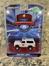 Greenlight First Responders 1986 GMC Jimmy NYC EMS 1/64 Hobby Exclusive