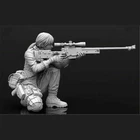 1/35 Resin Figure Competitive shooting girl Unassembled Unpainted Model Kit