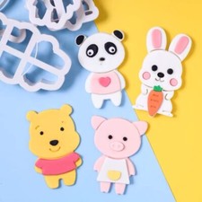 Kaola Bear Rabbit Pig Cookies Fondant Sugarcraft Bread Fruit Cheese Cutter Clay