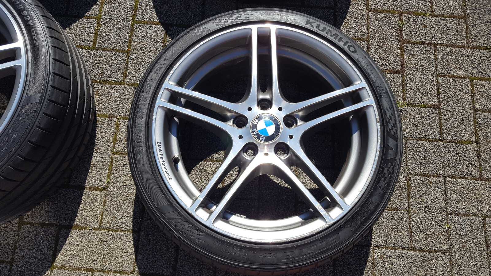Orig. BMW 1er E81 E82 E87 E88 Felge Style 313 Sommerreifen 215 