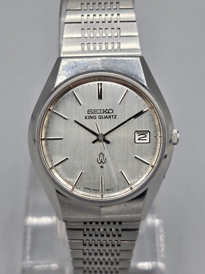 SEIKO KING QUARTZ 腕時計 シルバー Vintage Seiko King Quarzt 4822-8010 Silver Japan 1976 Men's Watch