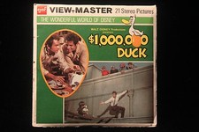 1,000,000 Duck Walt Disney Viewmaster 1971 w/3 Reels Booklet EXCELLENT