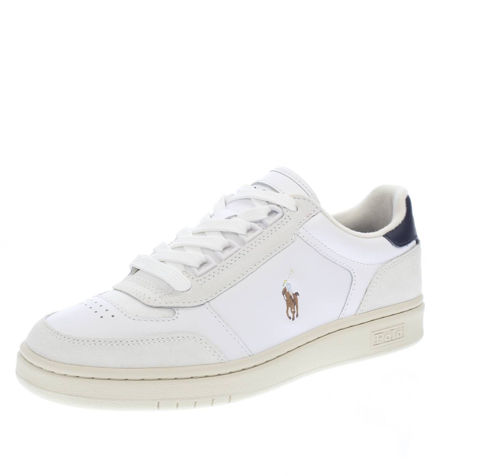 Кроссовки-поло Ralph Lauren с подкладкой из кожи Пелле Бьянко - Талья 40 7 255 долларов США за 25390₽