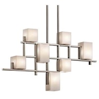 Elstead City Lights Led Kronleuchter G9 7-Fach 47Cm Klassisches Zinn