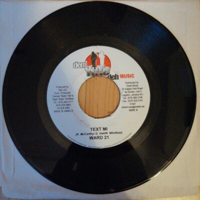 7'' WARD 21-TEXT MI / BLACKER RANKS - PHAT SUH (GRIMEY RIDDIM) 