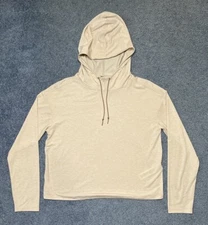 Patagonia Womens Small Lightweight Hoodie Pullover Glorya Hooded Top Taupe New