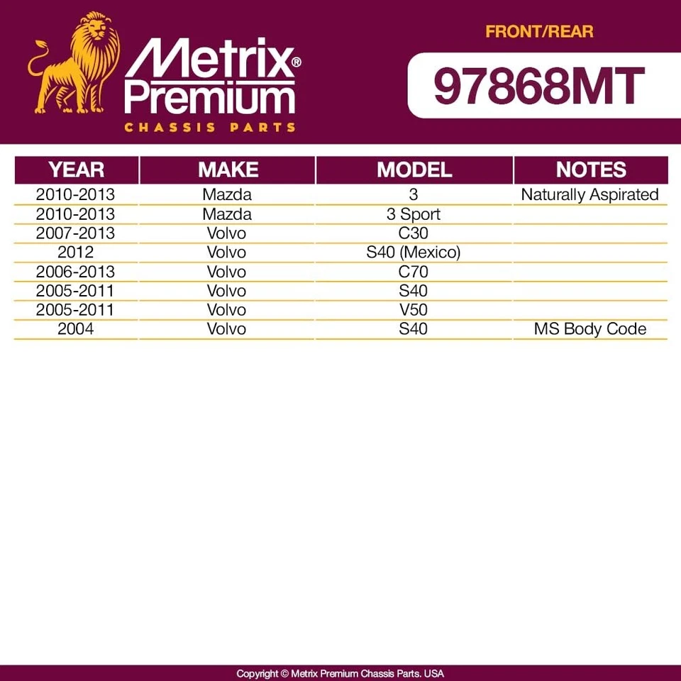 Juego de eslabones estabilizadores de barra estabilizadora delantera y trasera para Mazda 3 Sport 2010-2013 4 piezas Foto 2 de 4