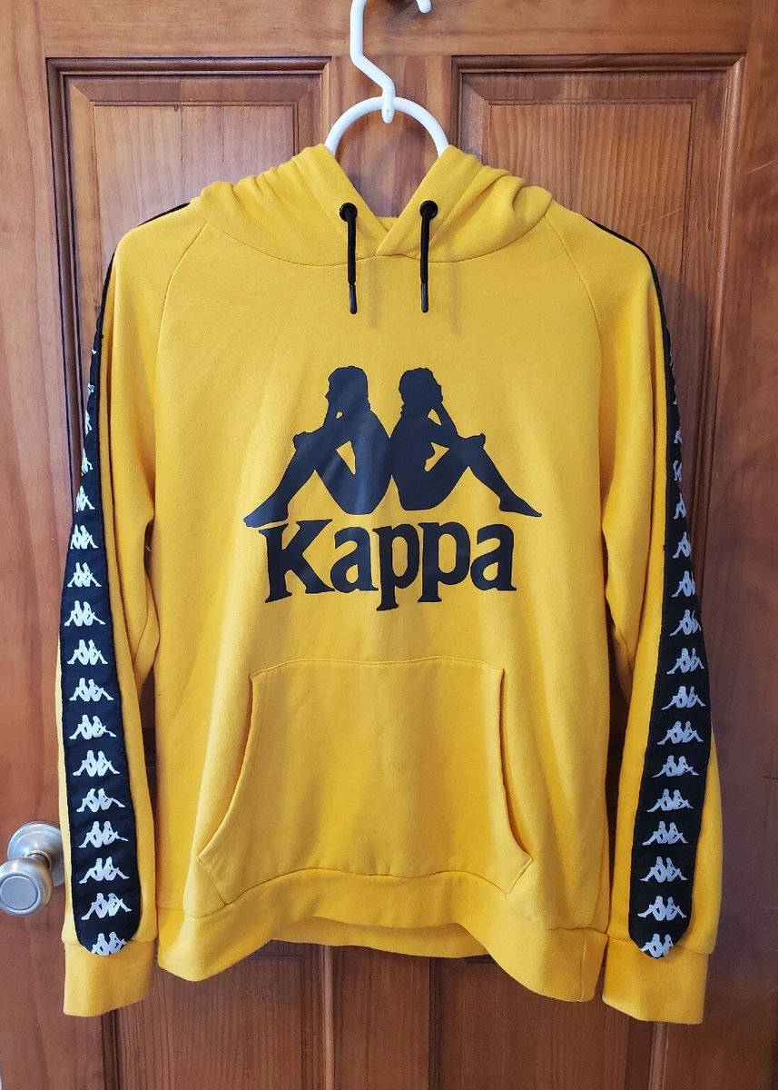 Kappa Men s sz M 222 Banda Hurtado 2 Hoodie Yellow eBay