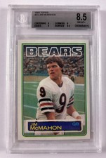 Jim McMahon 1983 Topps Rookie RC #33 - BGS 8.5