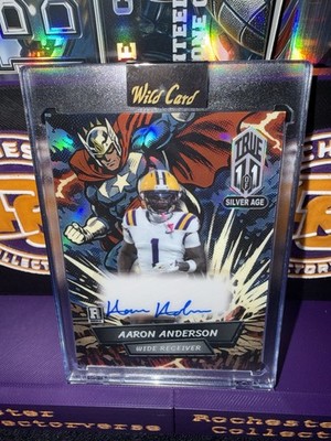 2026 Wild Card Alumination Just the Hits Aaron Anderson Auto True 1/1 Silver Age