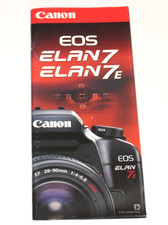 Vintage Canon EOS Elan7 Elan7E Camera Brochure