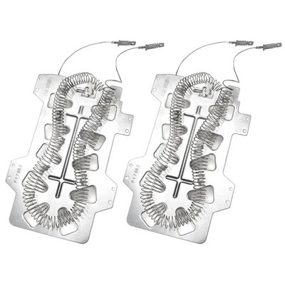 2 PACK DC47-00019A Dryer Heating Element Replacement Part Samsung Silver