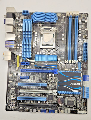 ASUS P8P67 Deluxe REV 1.03 ATX Motherboard w/ i7-2600 CPU I/O