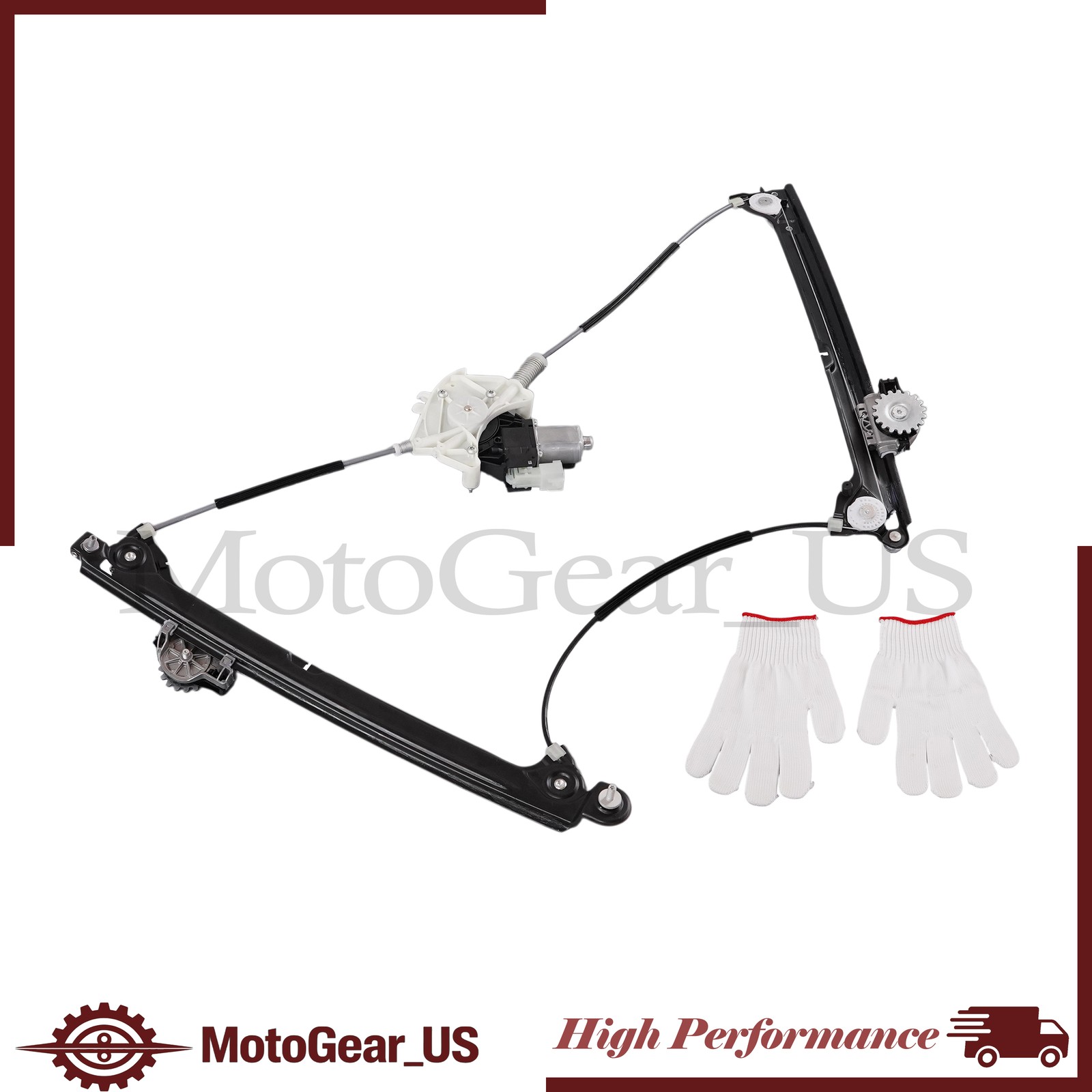 NEW Front Left Driver Window Regulator W/Motor For 2017-2024 Maserati Levante