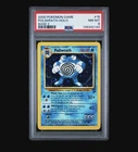 2000 POKEMON BASE SET 2 #15 POLIWRATH-HOLO PSA 8 NEW CERT VINTAGE