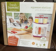 INFANTINO BABY/INFANT SQUEEZE STATION PRESS & STORE UNIT + 10 SINGLE POUCHES