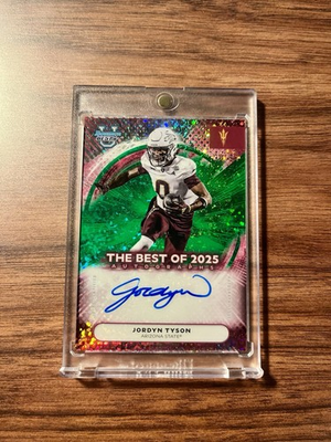 #ad 2025 Bowman U Best Jordyn Tyson Green Mini Diamond RC Rookie Auto 99 $99.99