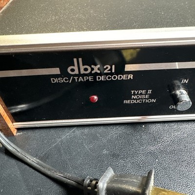DBX 21 Disc Tape Decoder Noise Reduction Model 21 USA Made | eBay