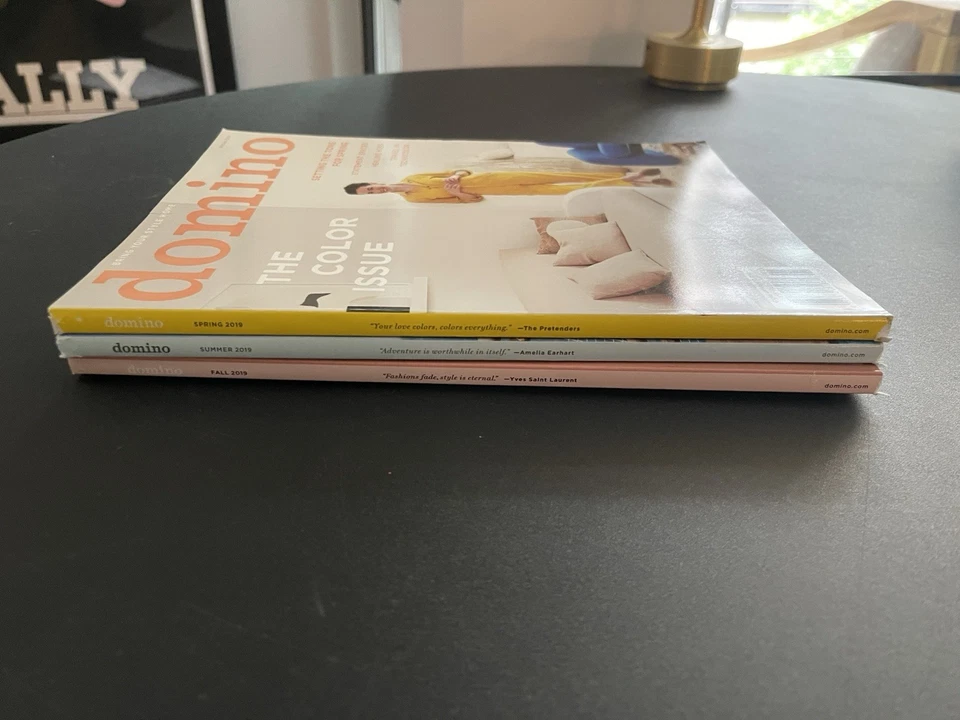 Domino Magazine | Lot Of 3 | 2019 Spring, Summer, Fall Foto 3 de 4