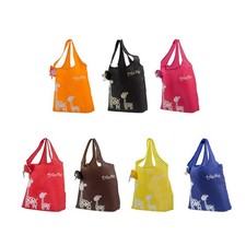 Giraffe Eco-friendly Stylish Reusable Foldable Washable Grocery/Shopping Tote...