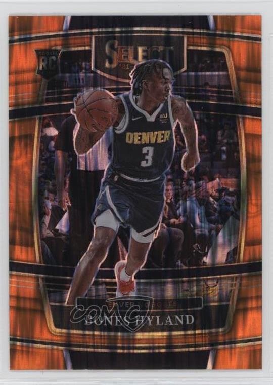 2021-22 Panini Select Concourse Orange Flash Prizm Bones Hyland #79 14xm