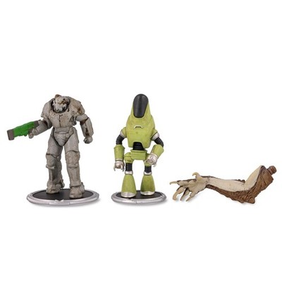 Toynk Fallout X01 Power Armor and Protectron 3-Inch Mini Figure Set 2-Pack for A