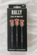 Harley-Davidson Bar & Shield Rally Steel 22 Gram Steel Tip Darts Set New