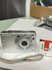 Sony Cyber-shot DSC-W55 7.2MP Digital Camera - Silver