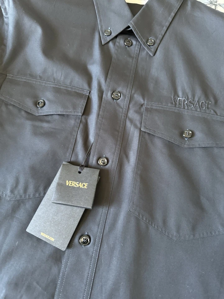 Sobrecamisa utilitaria de algodón Versace Foto 4 de 4