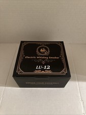 Electric Cocktail Smoker LU-12 Black Smoke Infuser for Whiskey and Cocktails