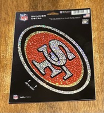 San Francisco 49ER S Officially Licensed 5 X 7 NFL Shimmer Decal By WinCraft