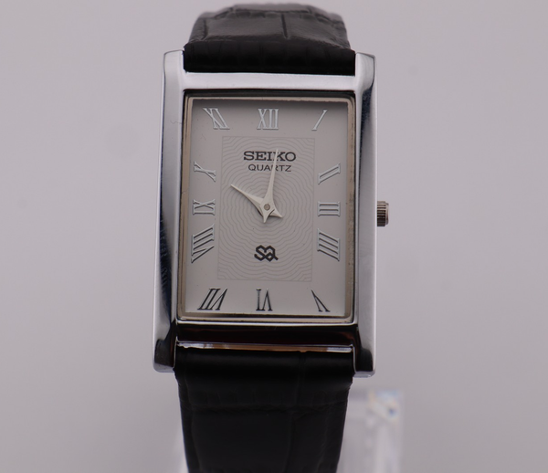 Vintage Seiko Slim Cuarzo Reloj de Pulsera de Hombre - Incluye Pila Nueva, Correa Nueva 3
