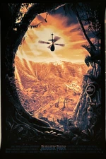 Jurassic Park VARIANT by KEVIN WILSON LIMITED EDITION bng MONDO screenprint art